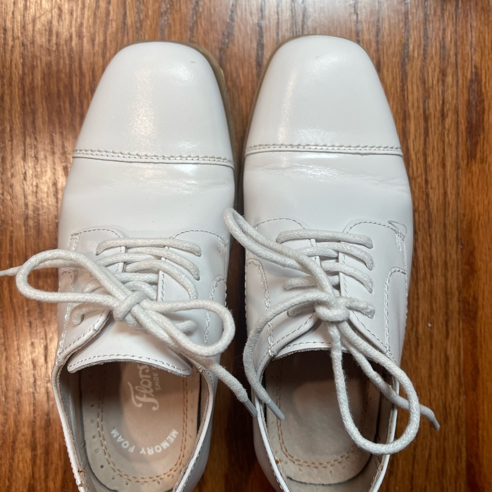 Florsheim Kids White Dress Shoes